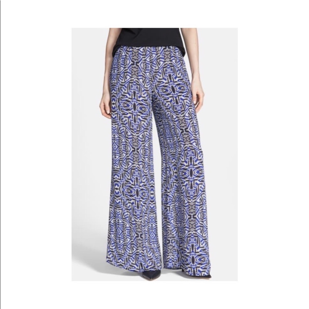 ASTR Print Wide Leg Pants